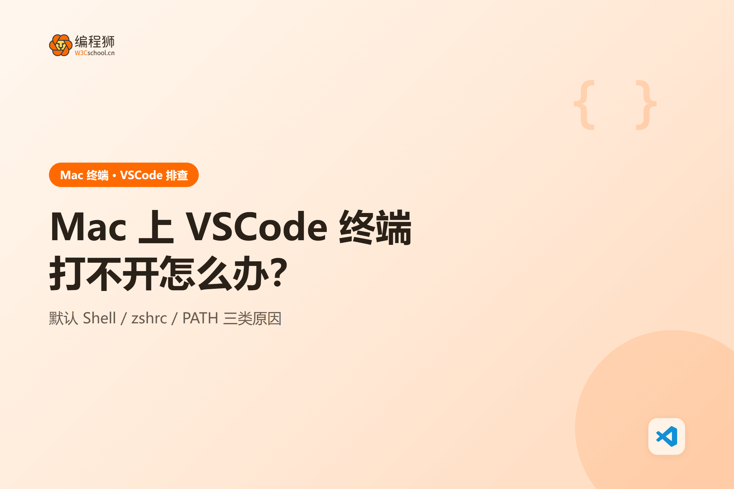 Mac 上 VSCode 终端打不开怎么办？