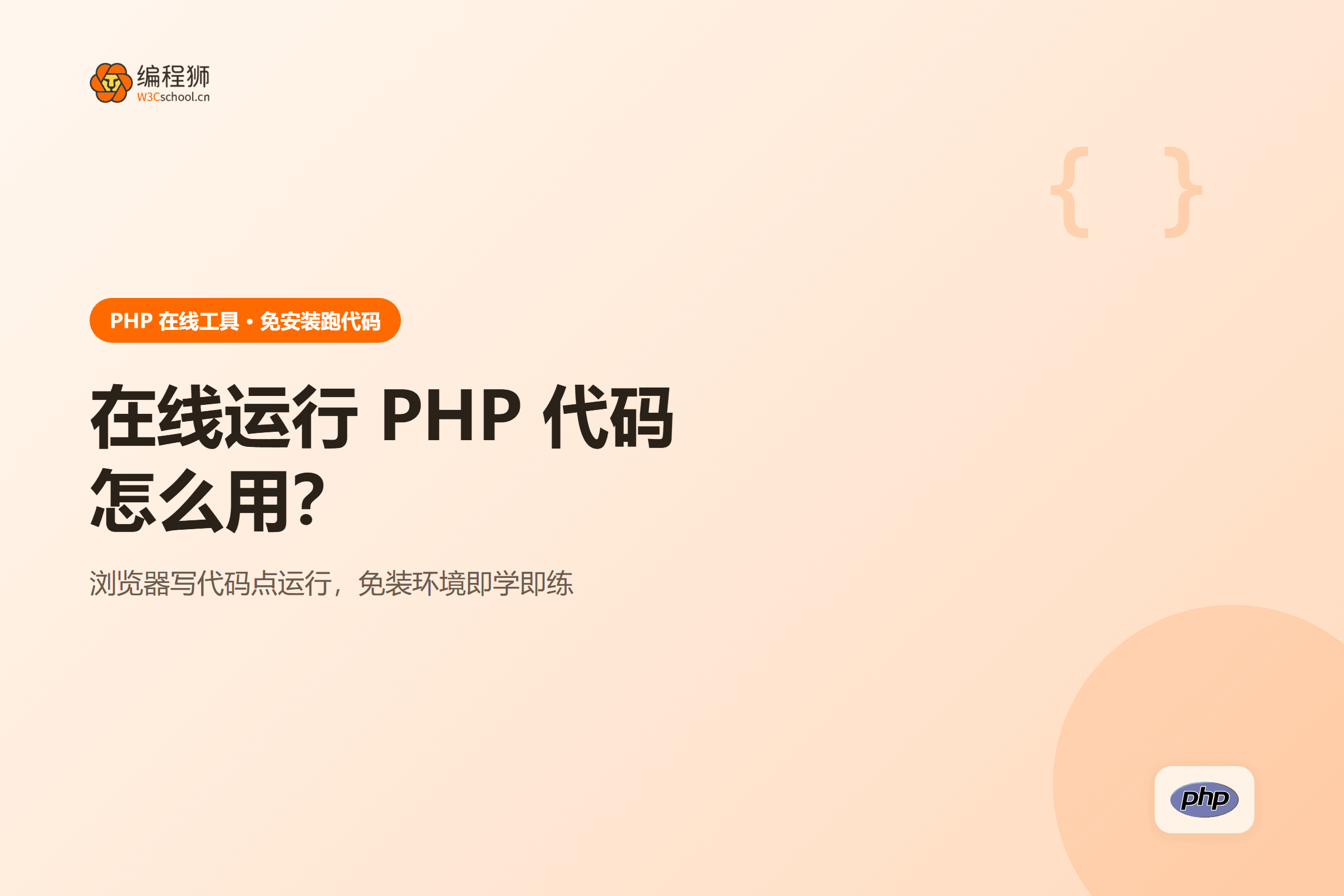 PHP 代码在线运行怎么用？