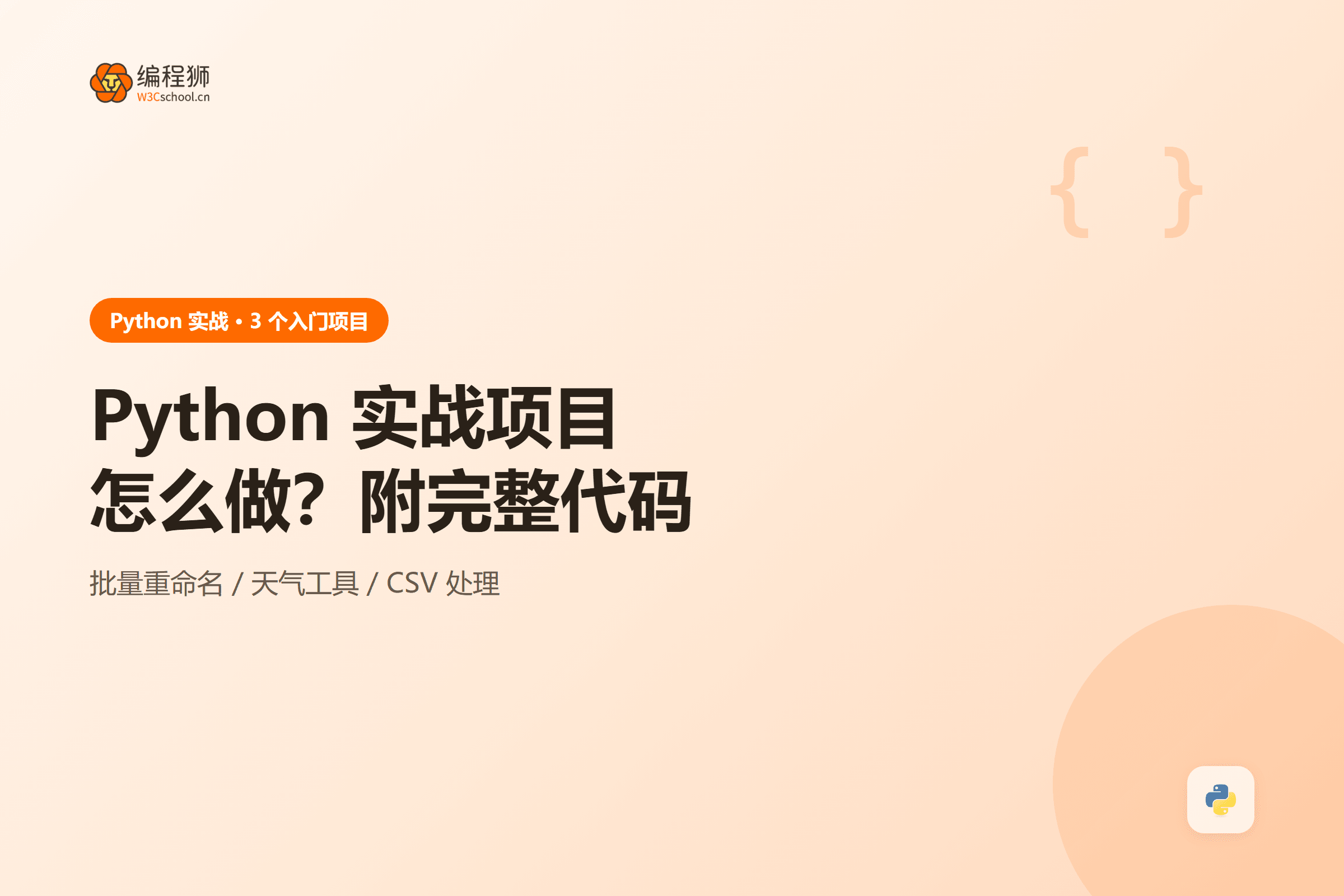 Python 实战项目封面