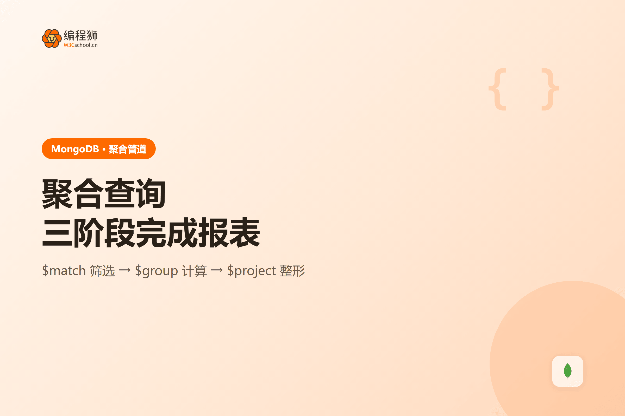 MongoDB 聚合查询封面