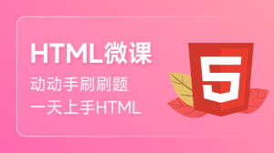 HTML入门课程(含HTML5)