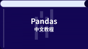 Pandas 中文教程