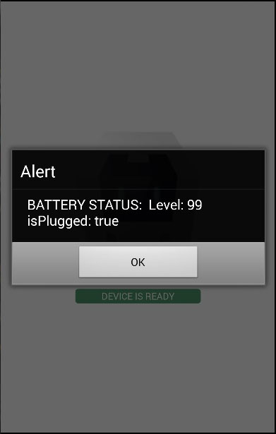 Battery Status Plugged