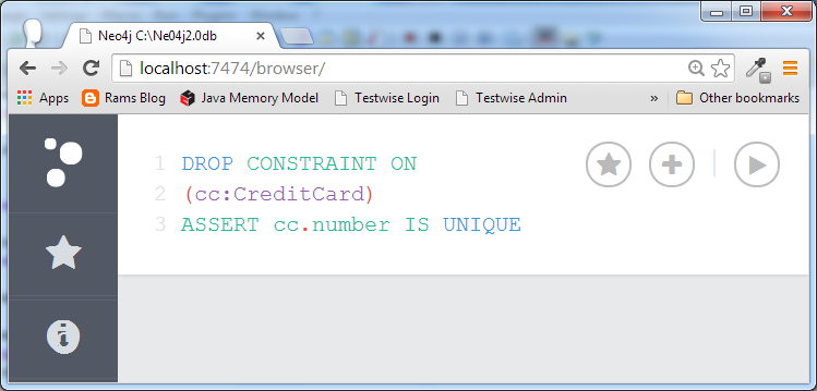 DROP CONSTRAINT ON (cc:CreditCard) ASSERT cc.number IS UNIQUE