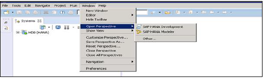 creating roles in sap hana studio