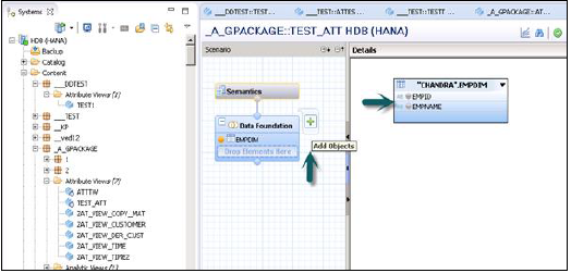 Adding Objects at Data Foundation