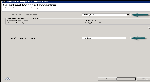 Selective Import of Metadata1