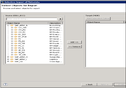 Selective Import of Metadata2