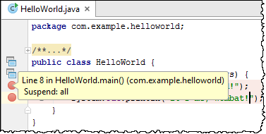 调试您的第一个Java应用程序