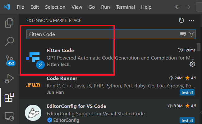 Fitten Code VSCode 版安装教程-安装-2