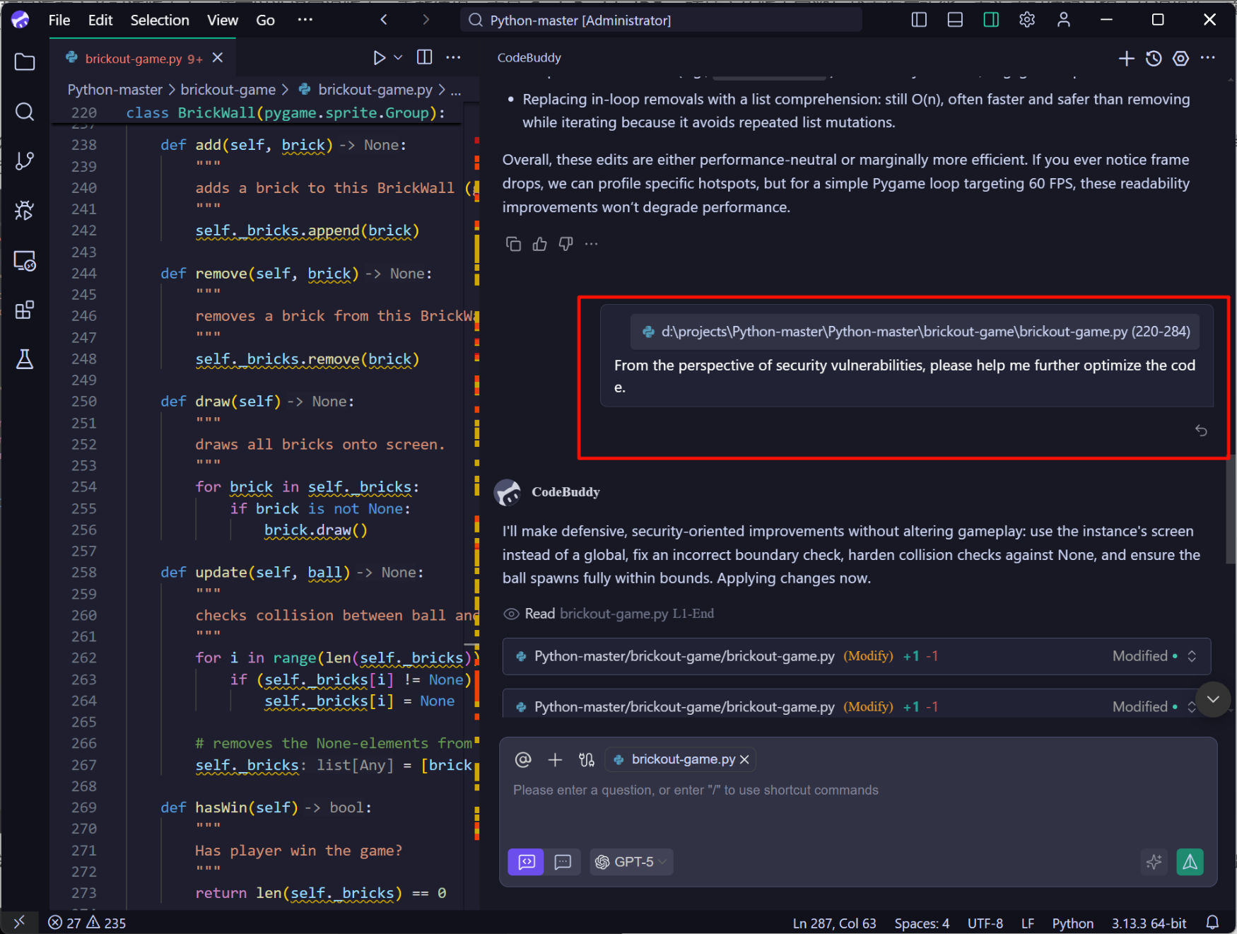 CodeBuddy IDE Agent 模式检查点