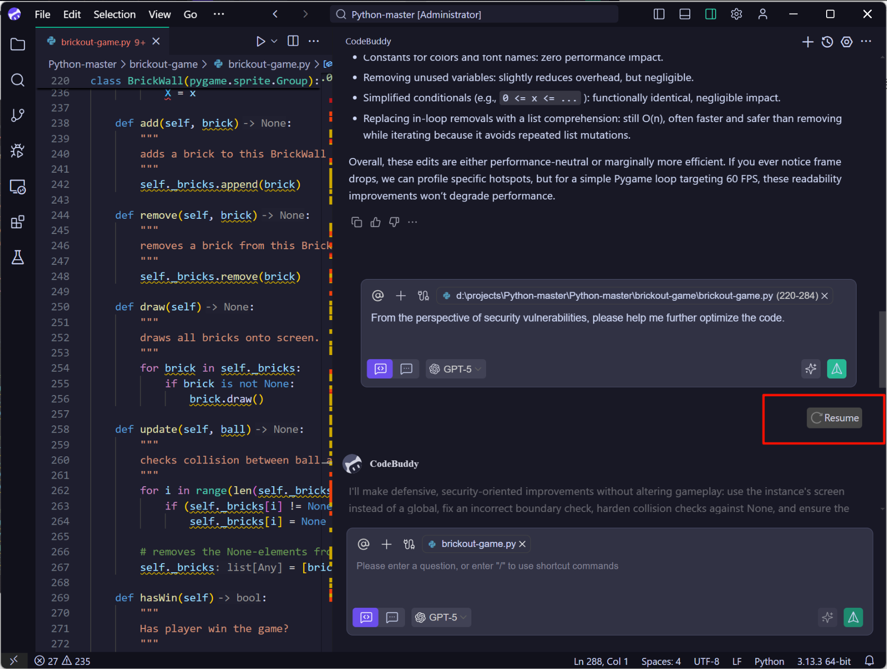 CodeBuddy IDE Agent 模式检查点