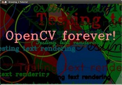 随机生成器和OpenCV文本