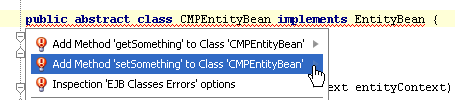 IntelliJ IDEA：创建CMP Bean字段