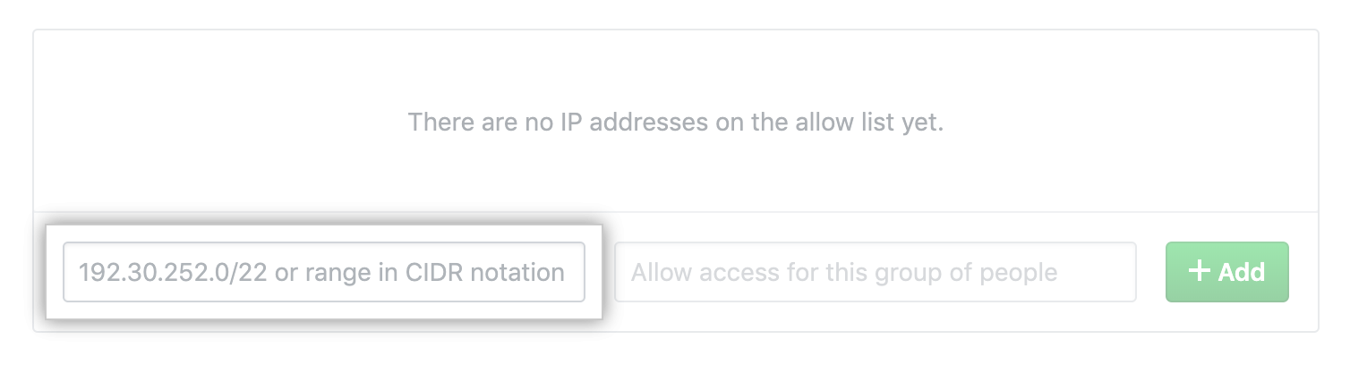添加 IP 地址的关键字段