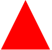 CSS绘制向上的三角形