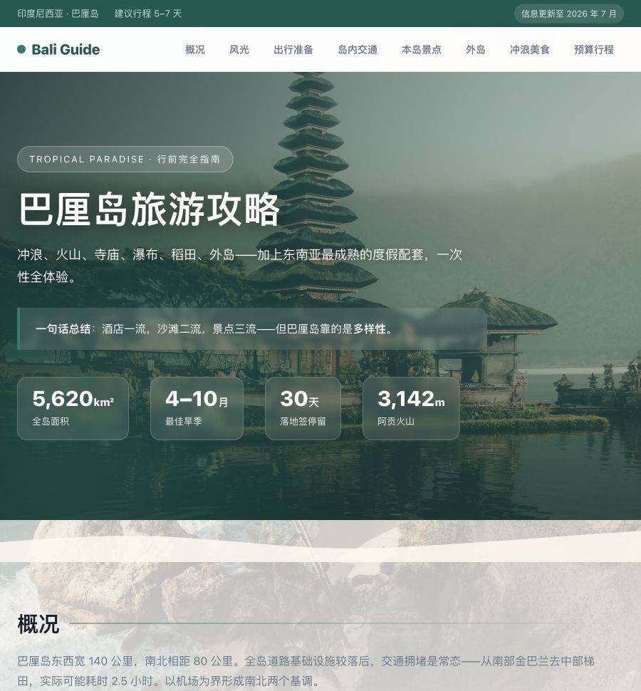 由 MD 生成的 HTML 页面