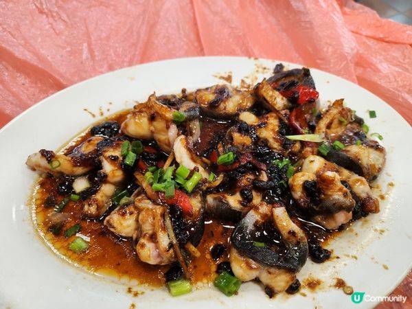 豉汁蒸白鱔示例菜成品