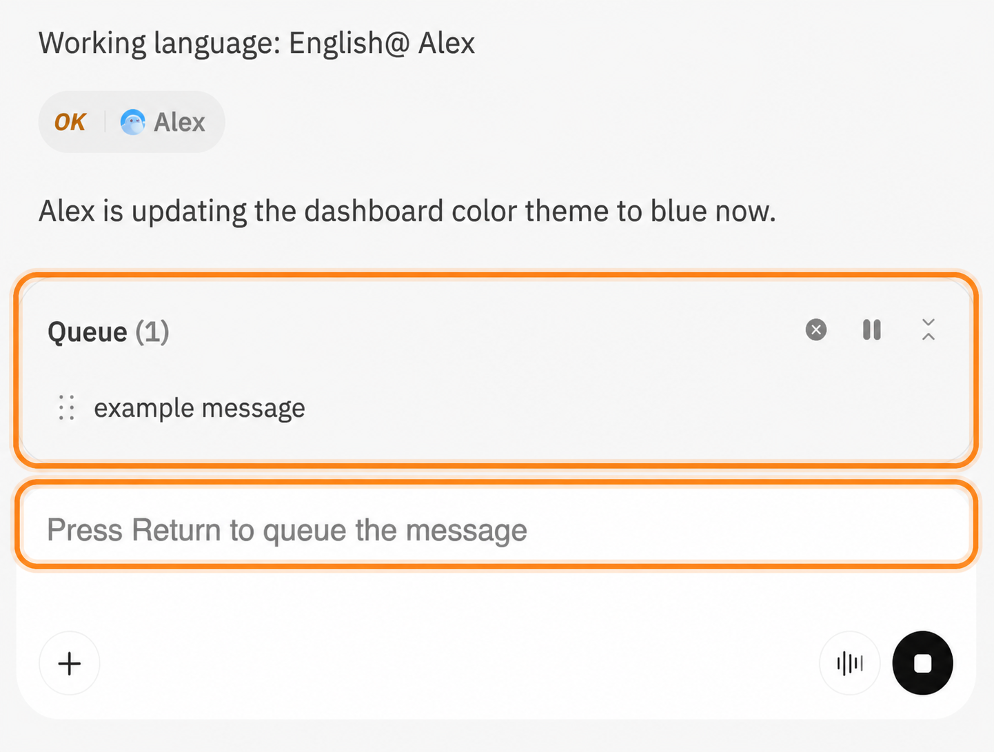 Review a queued follow-up