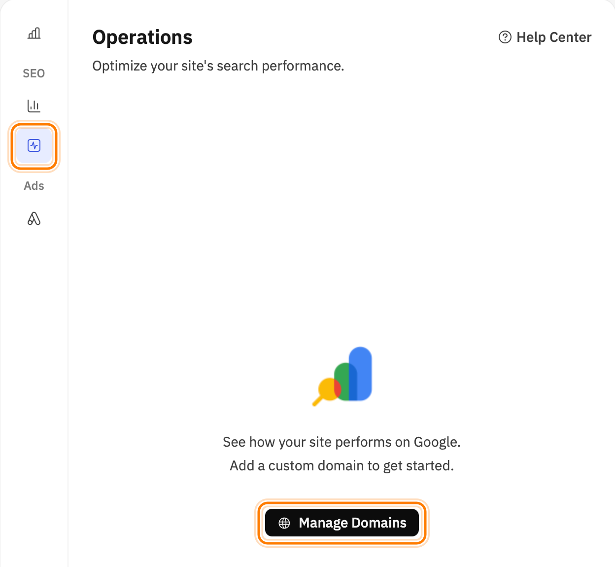 连接 Search Console 之前先添加自定义域名