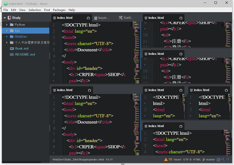 atom minify combine js files